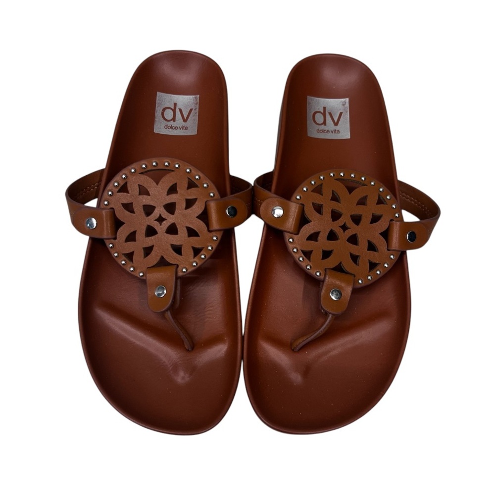 Dolce Vita Pilar Brown‎ Thong Sandals Size 7
